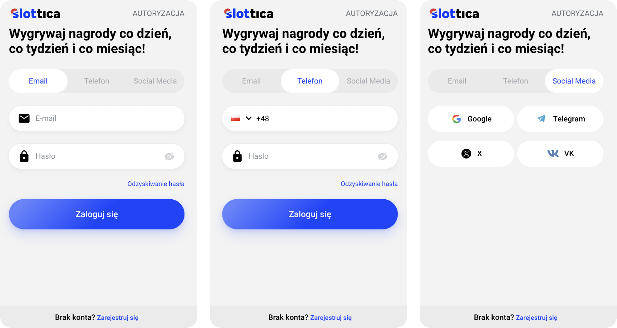 slottica login